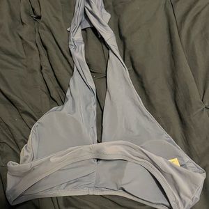 Aerie Crossover Keyhole Halter Bikini Top